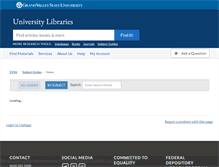 Tablet Screenshot of libguides.gvsu.edu