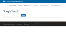 Tablet Screenshot of google.gvsu.edu