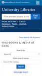 Mobile Screenshot of library.catalog.gvsu.edu