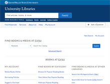 Tablet Screenshot of library.catalog.gvsu.edu